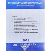 Ajit Prakashan's Insolvency & Bankruptcy Law (Bare Acts with Short Notes) | [2021. Edn]